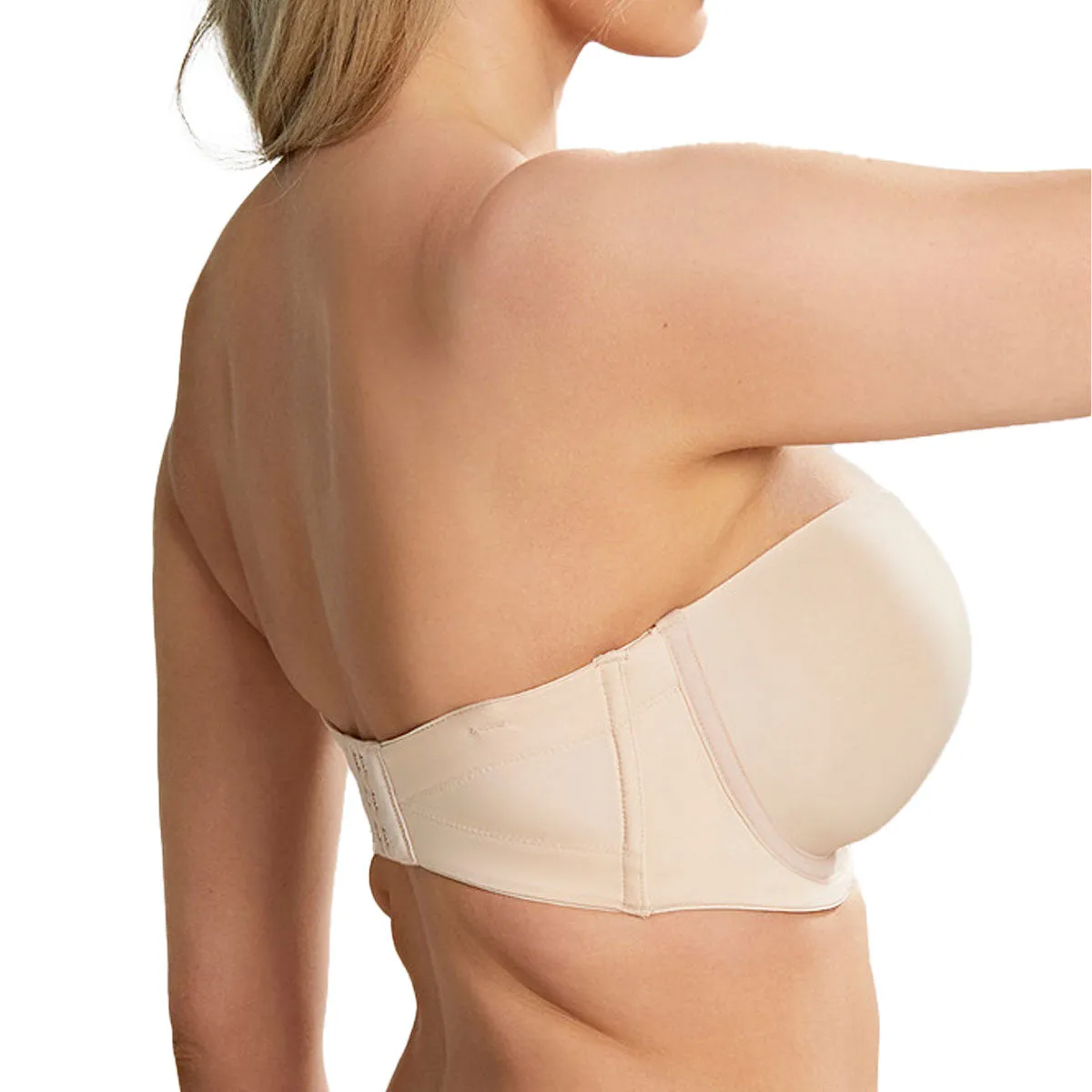 10660 Faith Moulded Strapless Bra | Latte