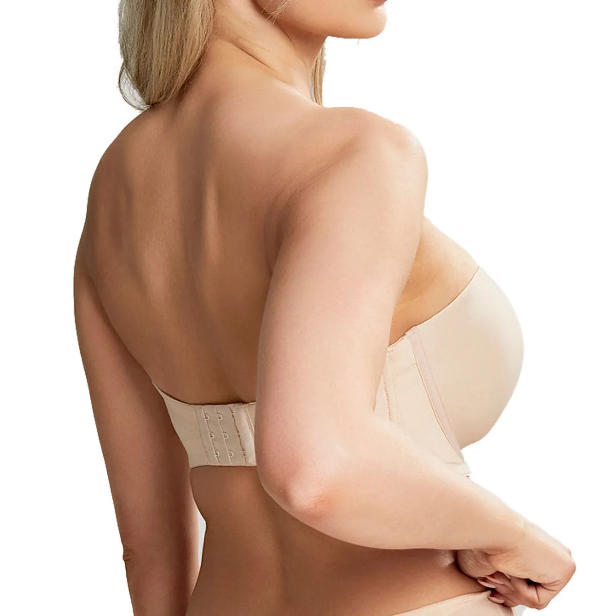 10660 Faith Moulded Strapless Bra | Latte