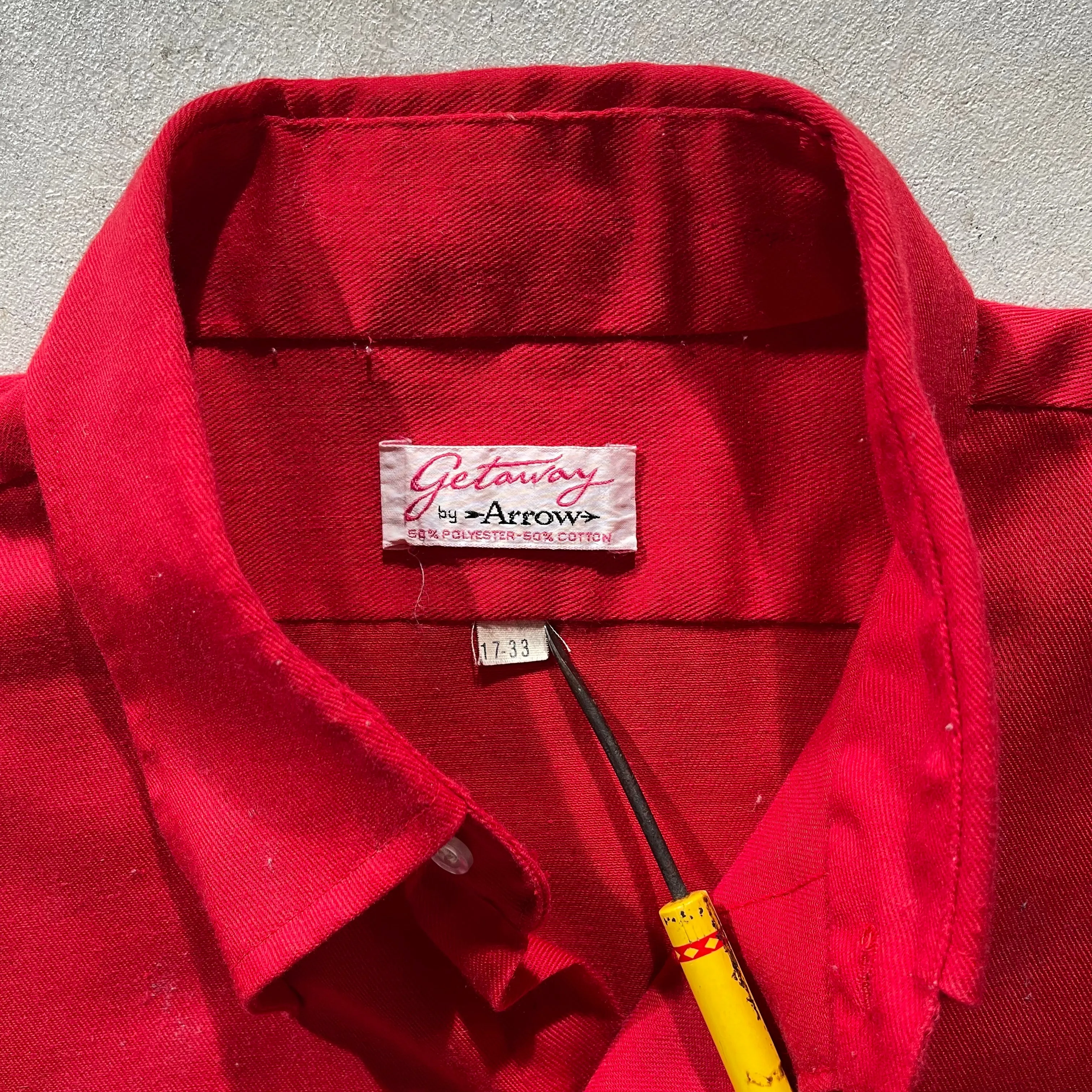 60s Arrow Lightweight Button Up- XL