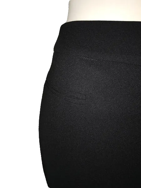 Anne Klein 70's Skirt Black Professional Size 8 SKU 000094