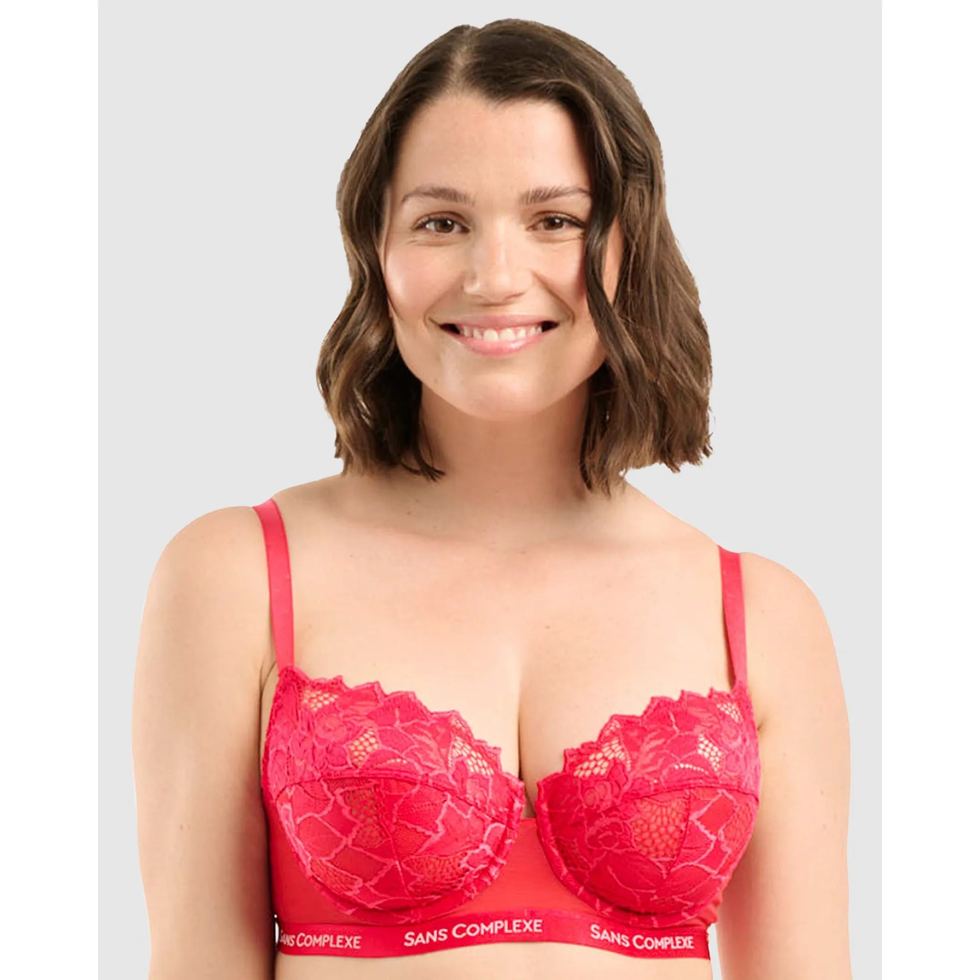 Arum Trend Sheer Lace Longline Balconette Bra
