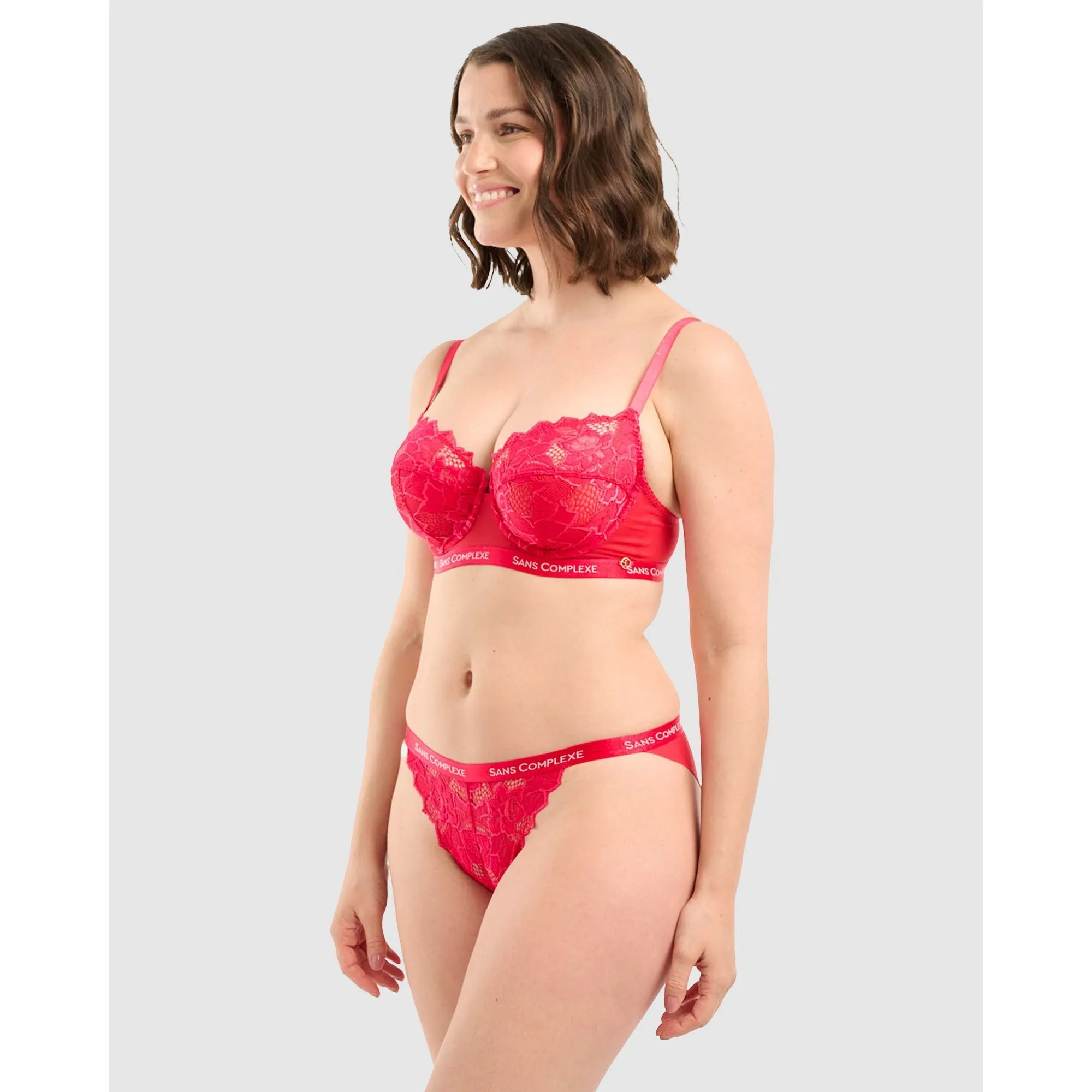 Arum Trend Sheer Lace Longline Balconette Bra