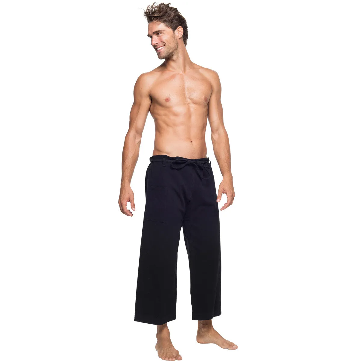 Black Yoga Pants for Men