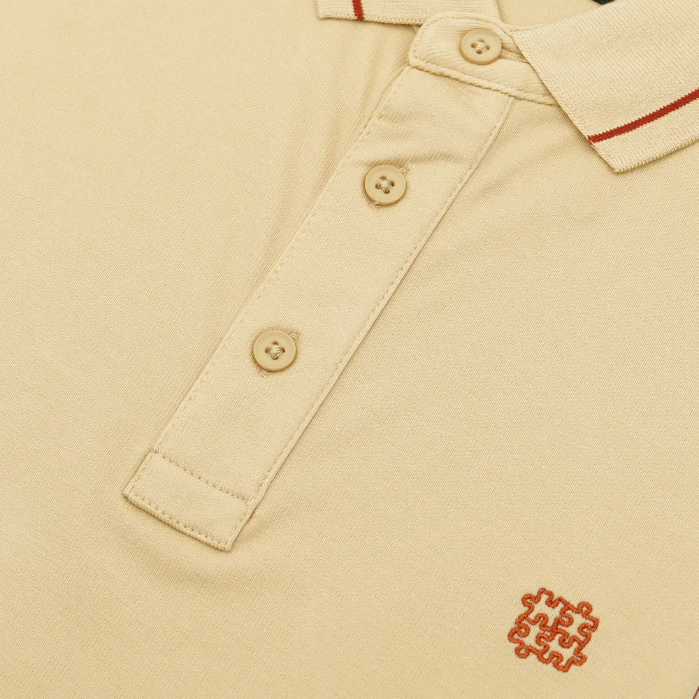 bradFORD Short-Sleeved Polo - Beige