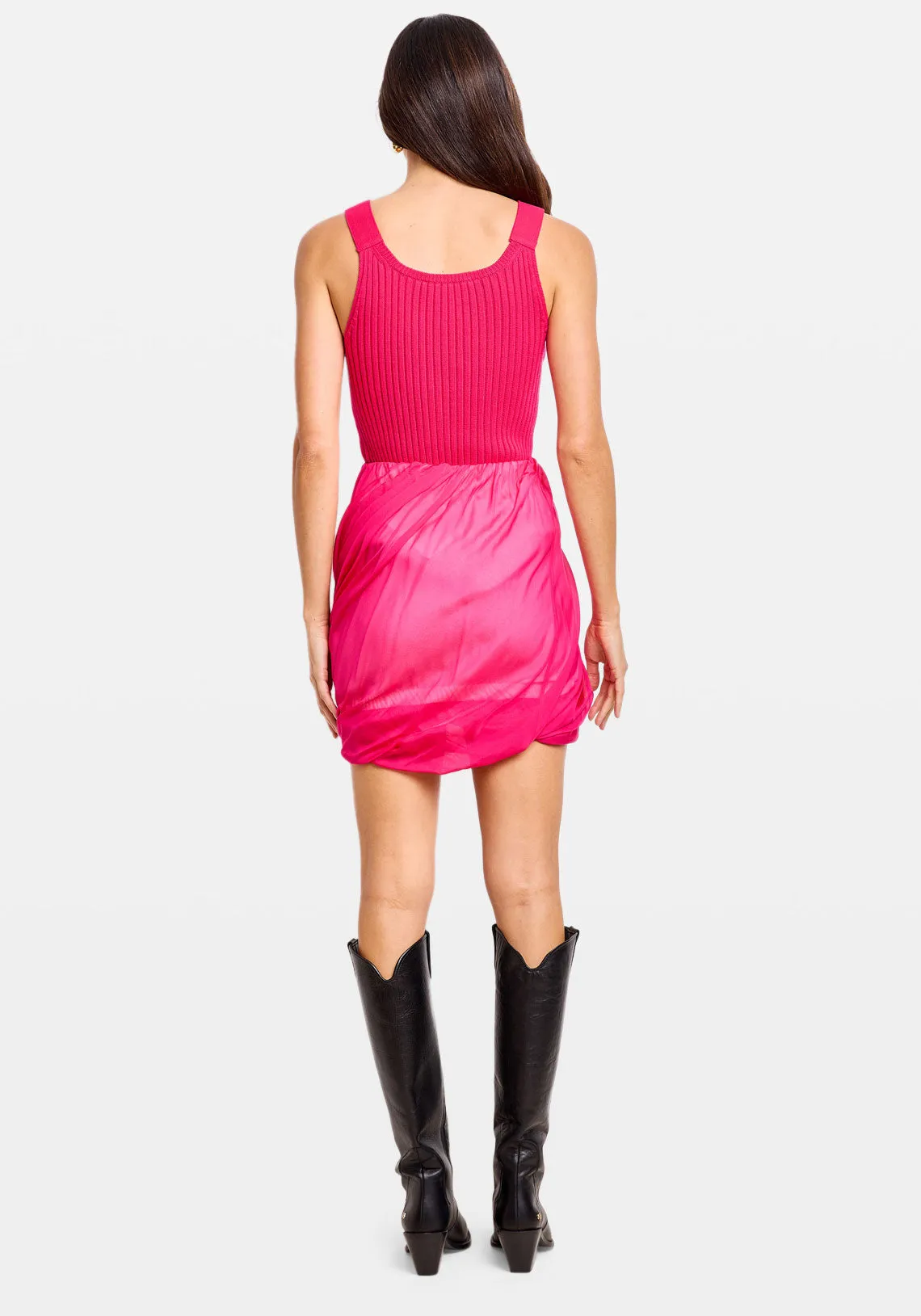 BUBBLE SKIRT FUSCHIA