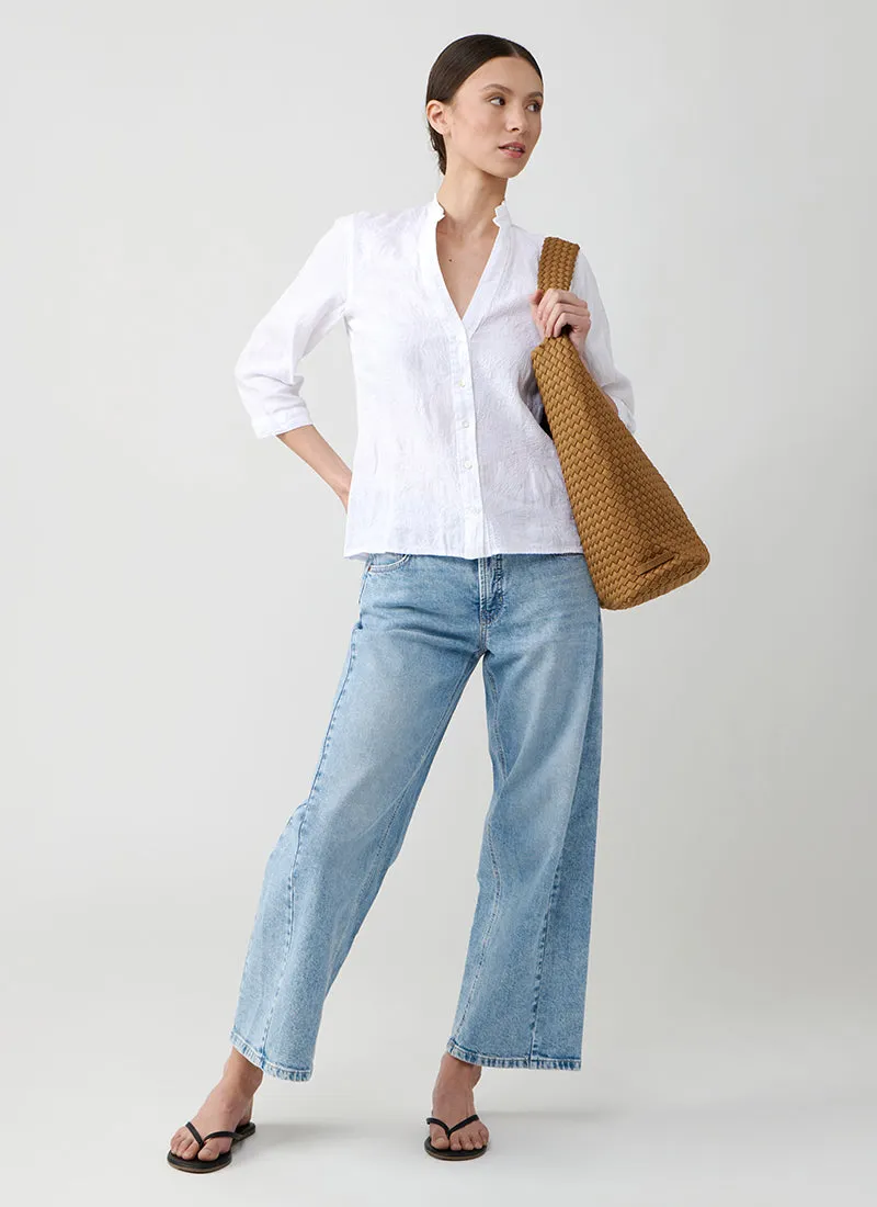Button Up Embroidered Shirt