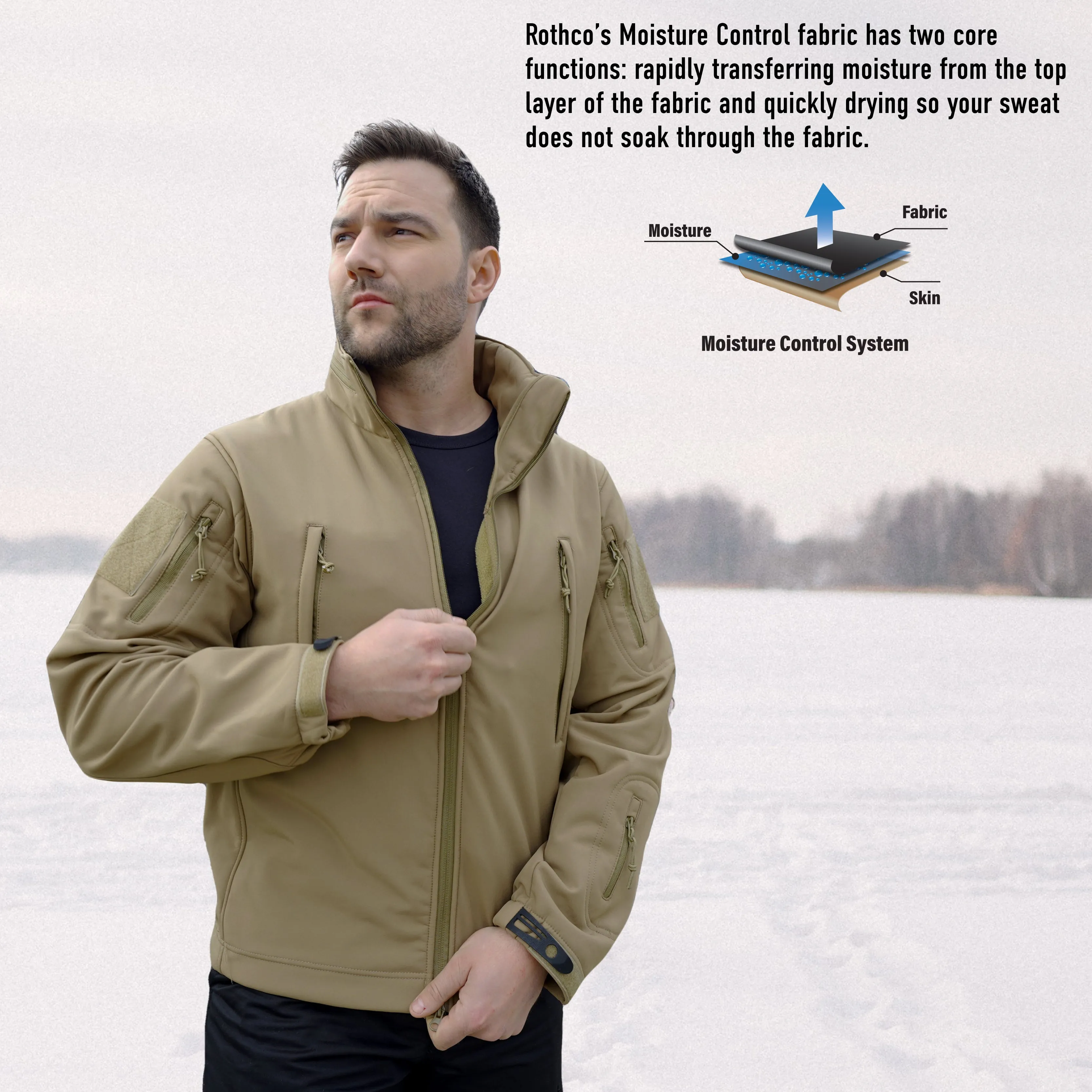 Camo Spec Ops Tactical Soft Shell Jackets