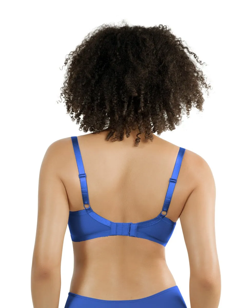 Casey Plunge Molded T-Shirt Bra Nautical Blue- 2801