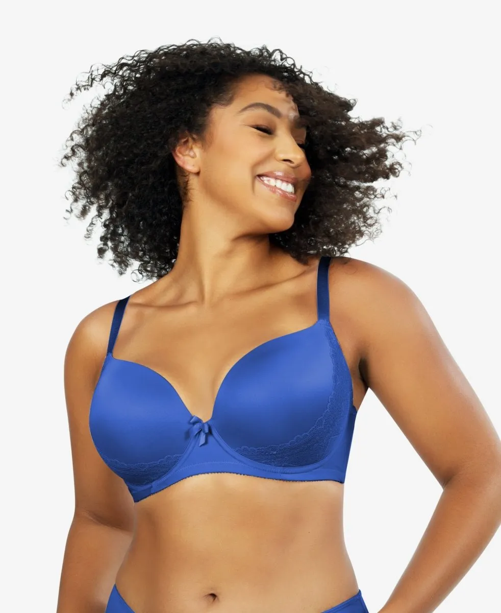 Casey Plunge Molded T-Shirt Bra Nautical Blue- 2801