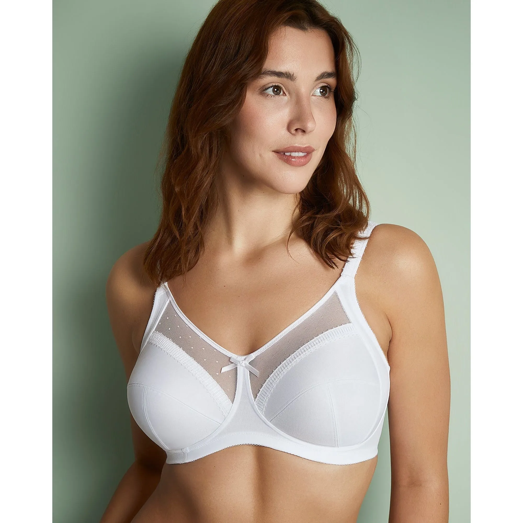 Charlotte Cotton-Lined Full Bust Wirefree Support Bra