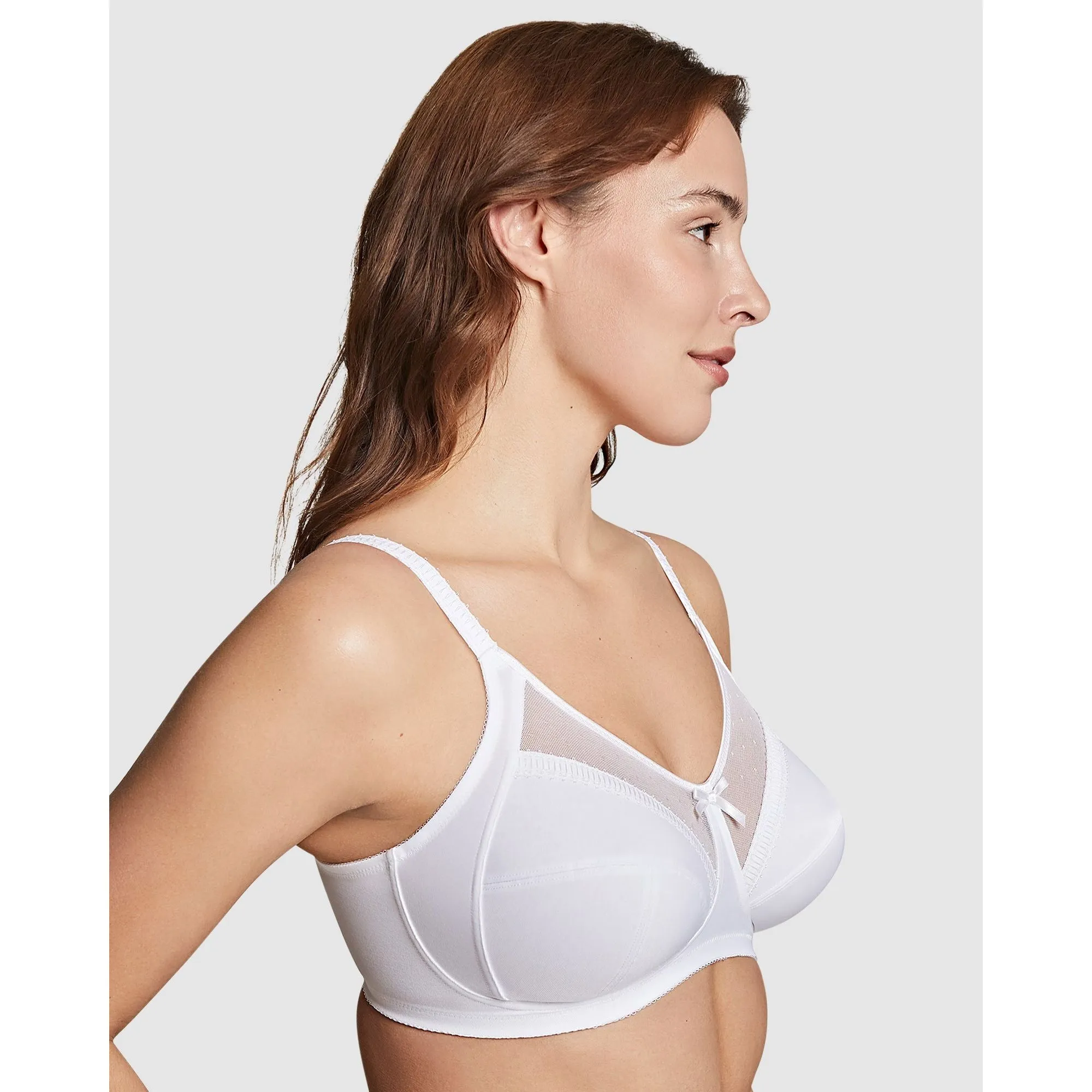 Charlotte Cotton-Lined Full Bust Wirefree Support Bra