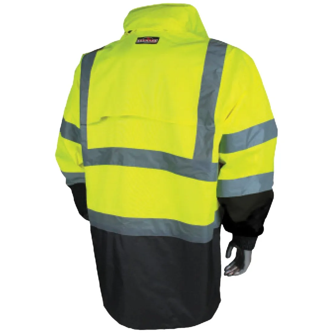 Class 3 Reflectivz Rain Jacket - Lime - XL