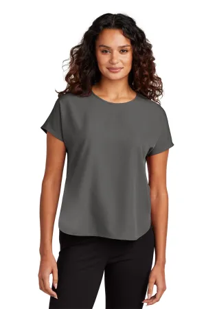 Custom Embroidered - Mercer Mettle™ Women's Stretch Crepe Crew MM2015