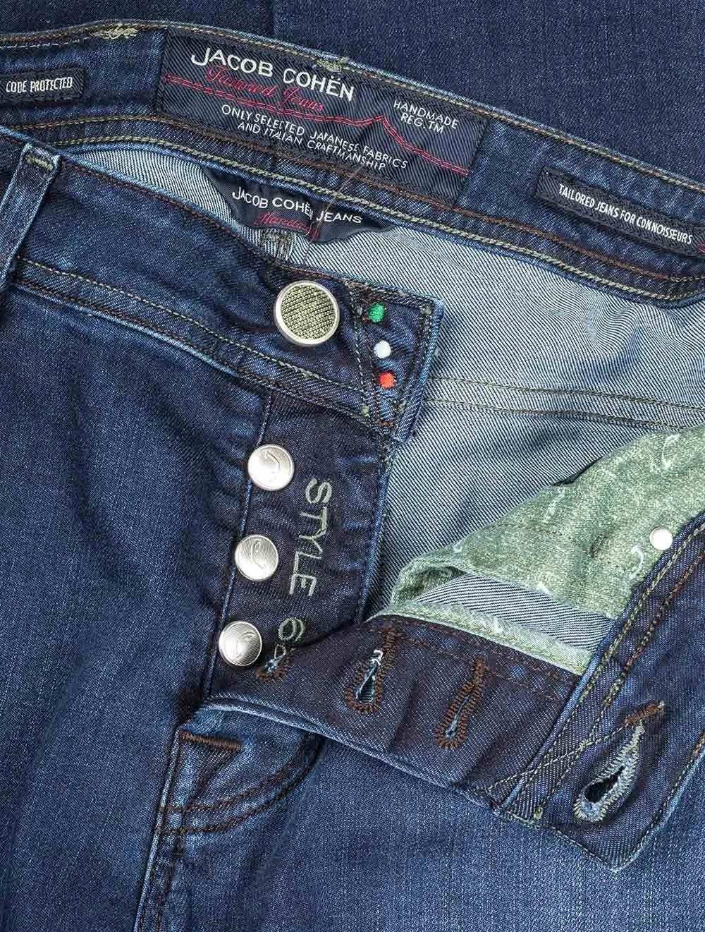 Denim Worn-In Comfort Fit Jeans Dark Wash