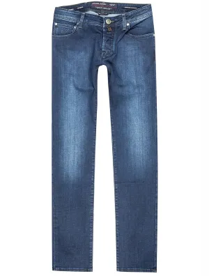 Denim Worn-In Comfort Fit Jeans Dark Wash