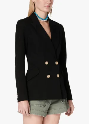 Derek Lam 10 Crosby - Rodeo Double Breasted Blazer w/ Sailor Buttons in Midnight