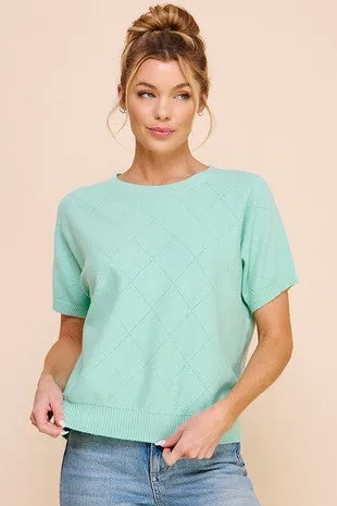 Diamond Design Lightweight Sweater