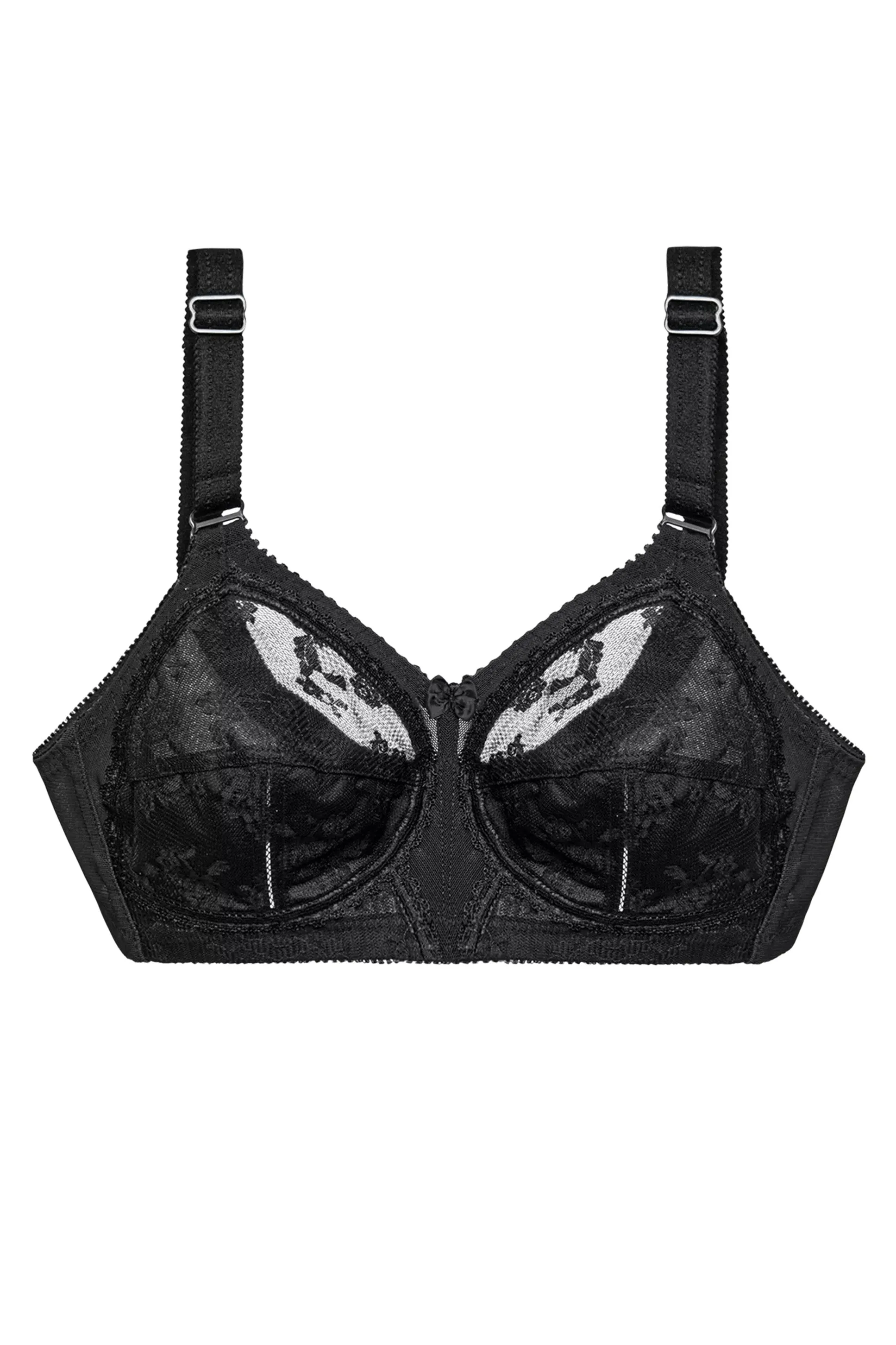 Doreen Lace Bra- Black
