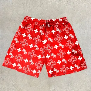 Faith Cross Print Casual Shorts