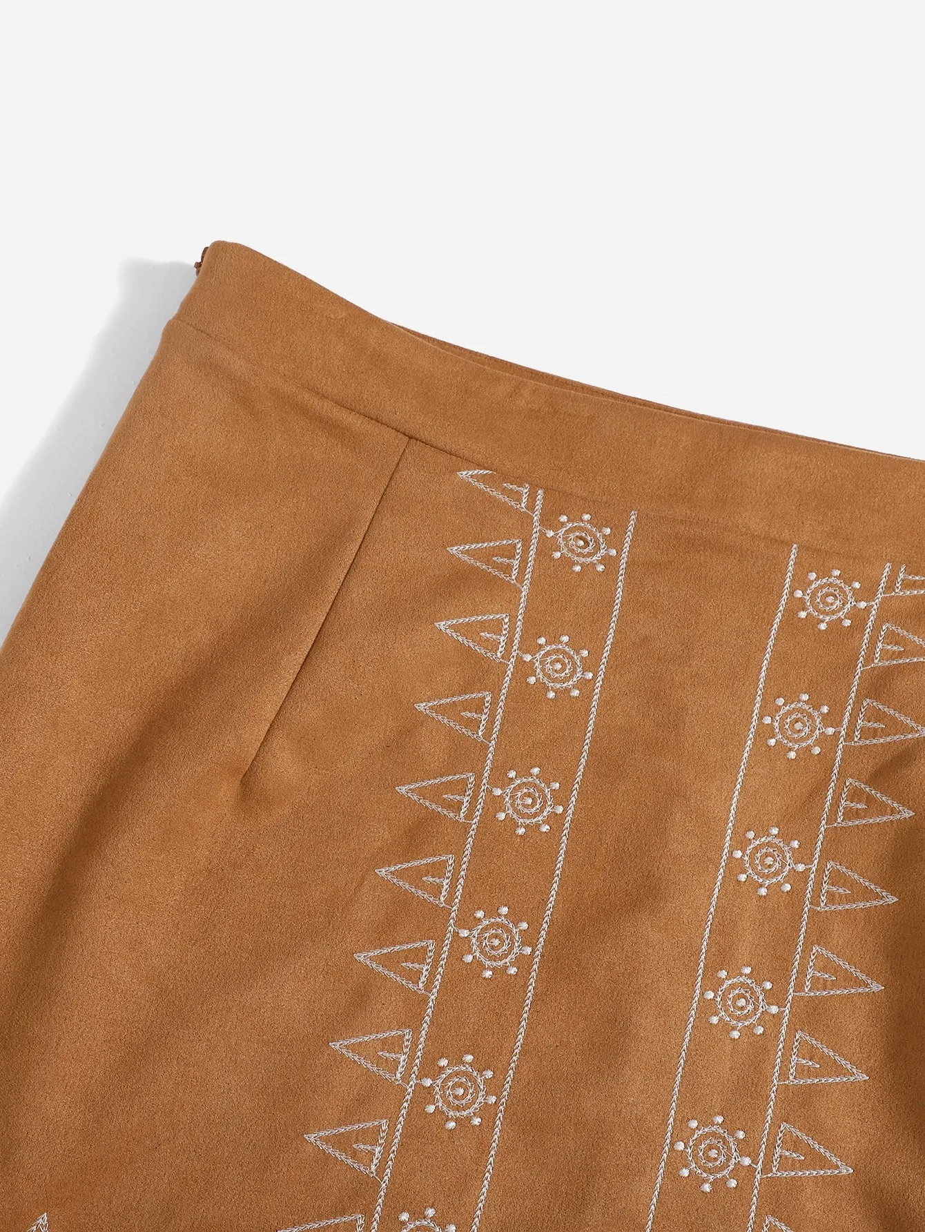 Geometric Short Plus Size Skirt