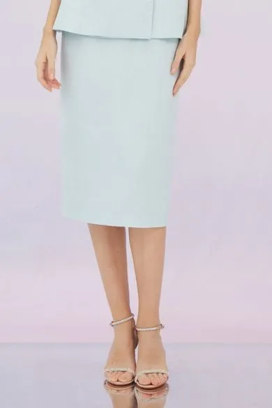 Gladis Mint Tweed Skirt