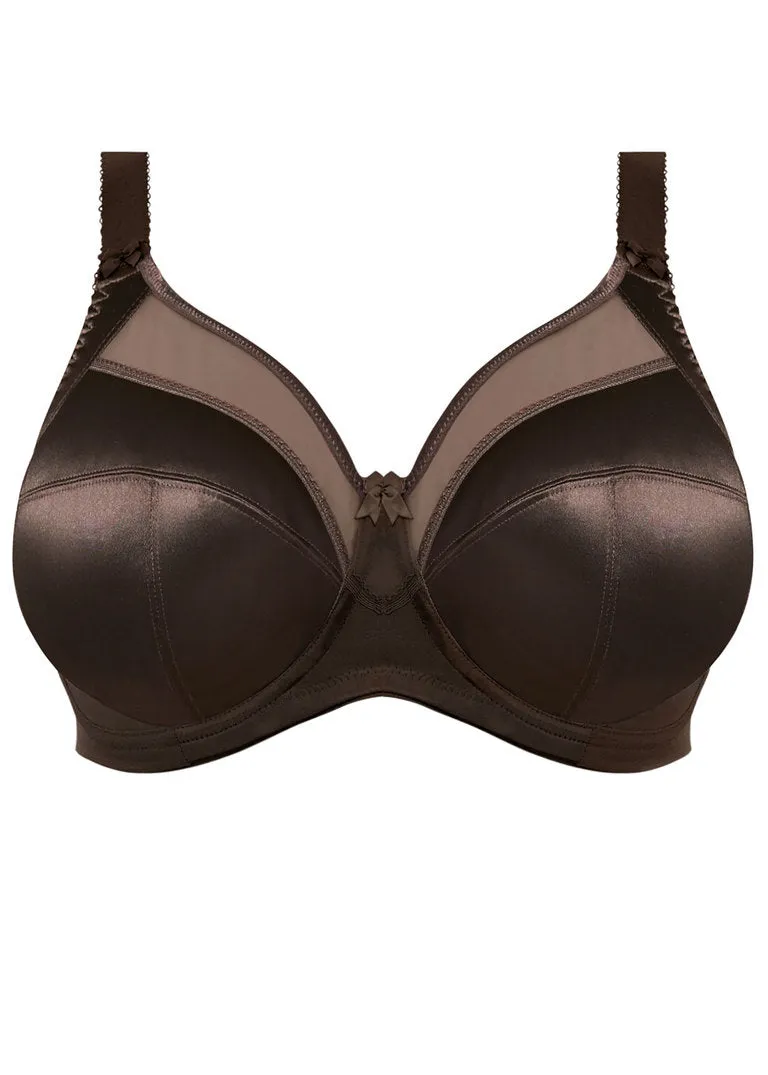 Goddess Keira Banded Underwire Bra, Chocolate