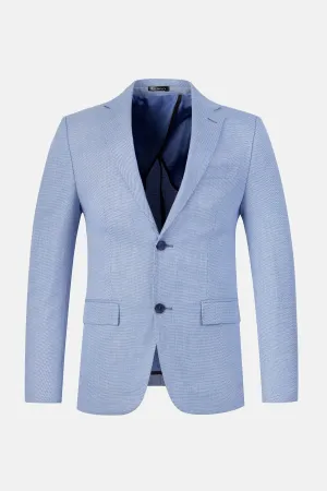 Jacquard Light Blue Blazer