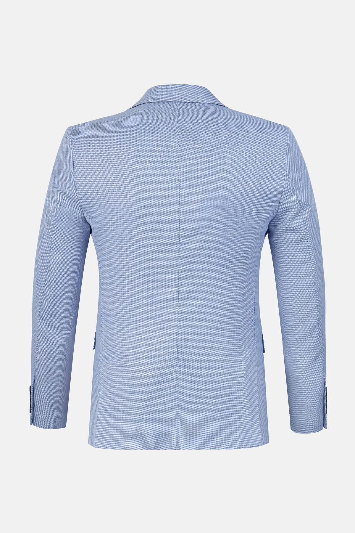 Jacquard Light Blue Blazer