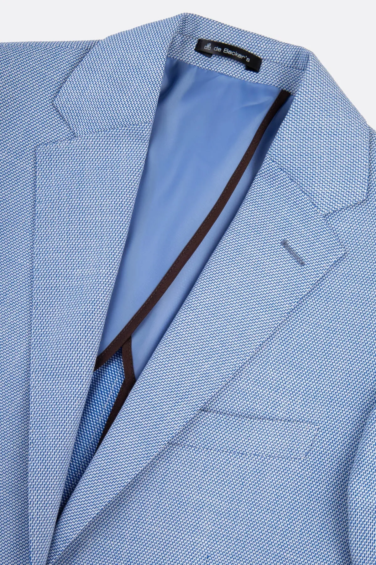 Jacquard Light Blue Blazer