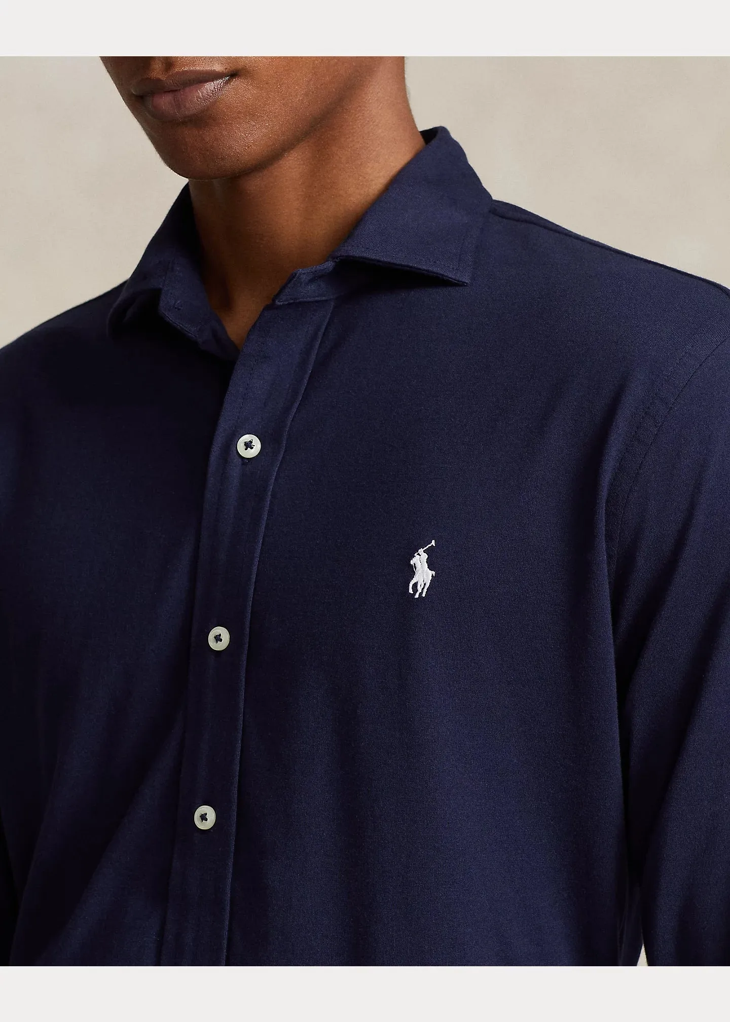 Jersey Shirt - Navy