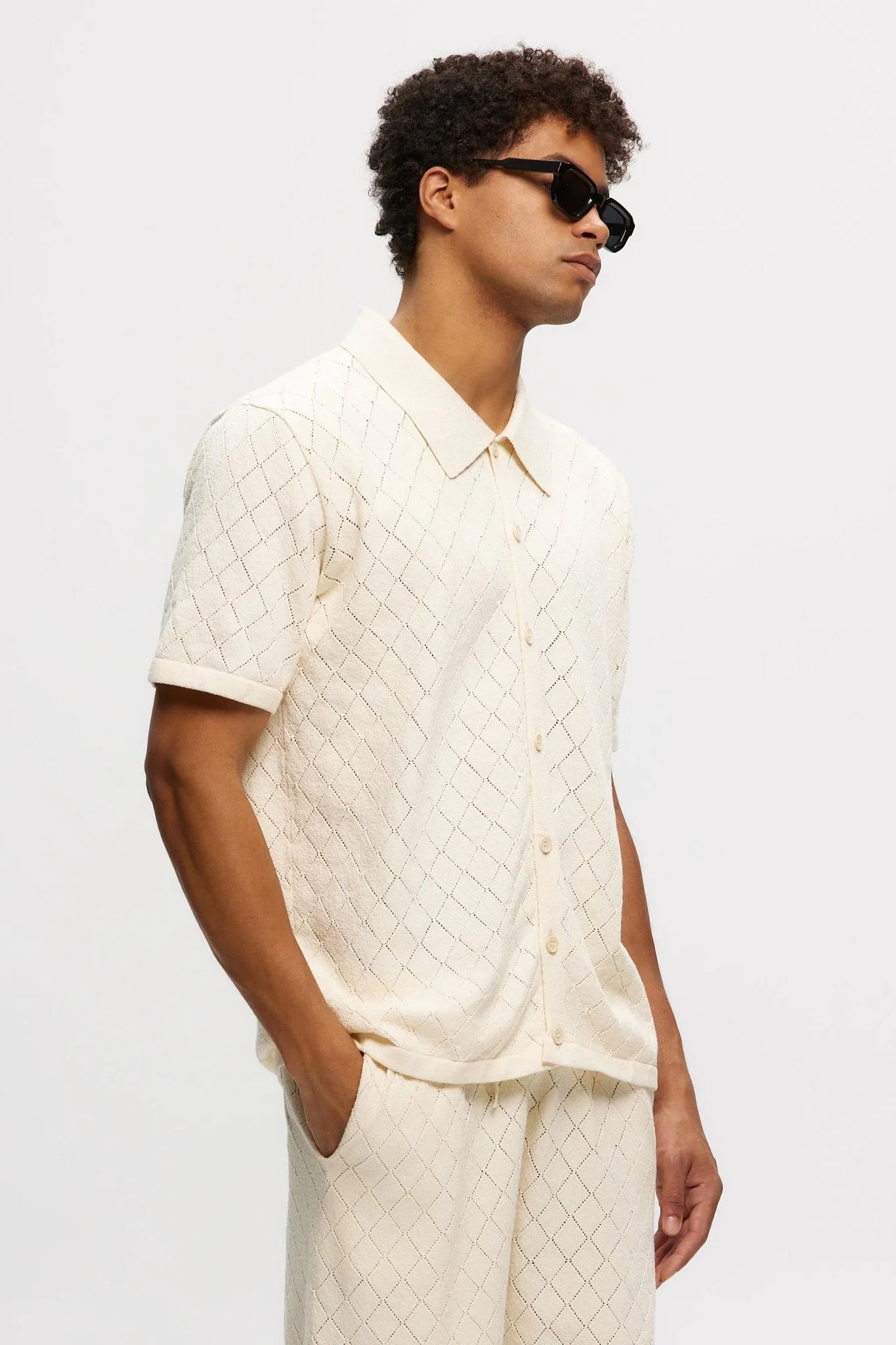 Knitted Polo Shirt