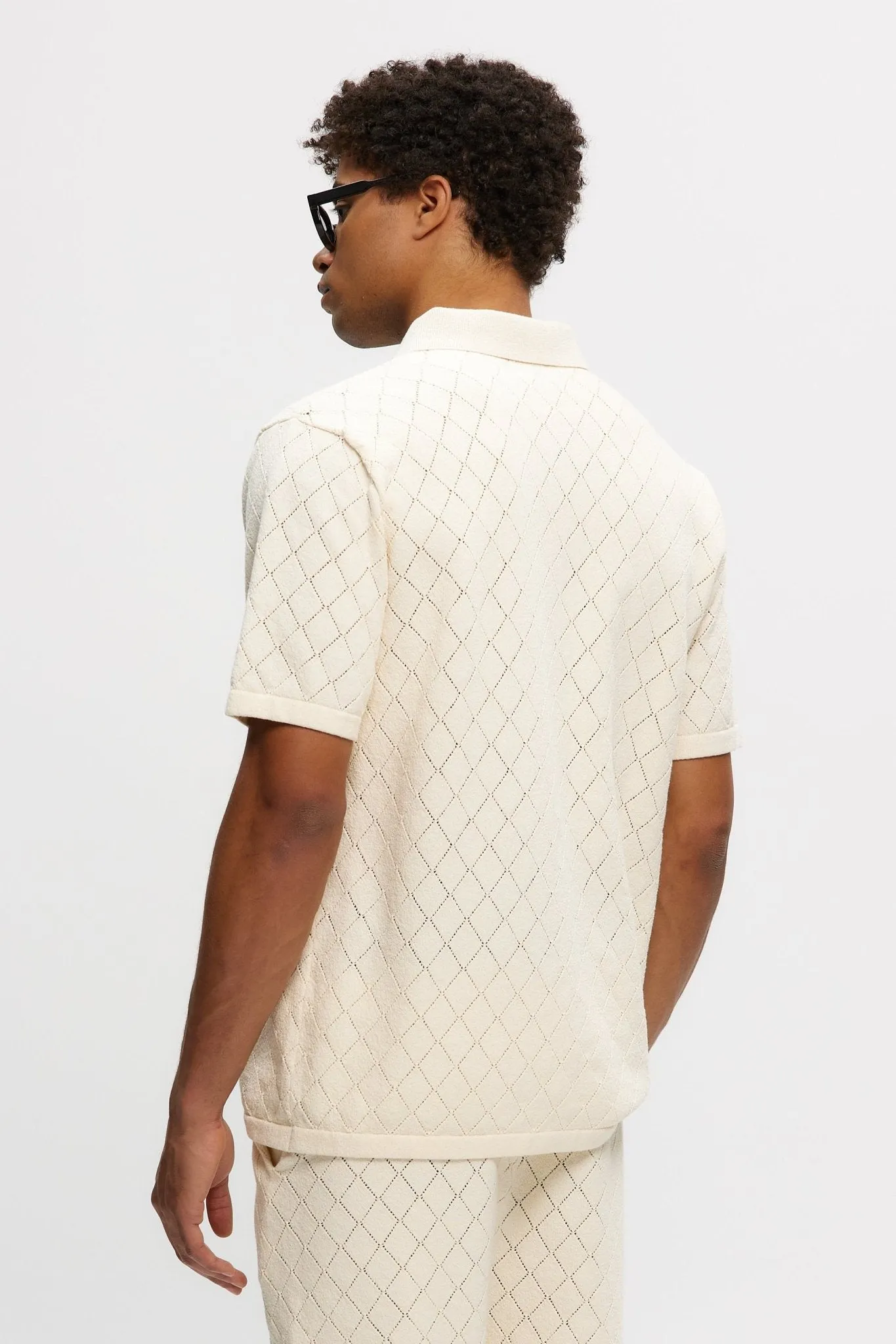 Knitted Polo Shirt