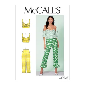M7937 Misses' Tops and Pants