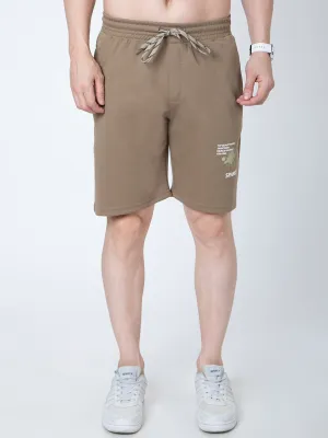 Men Mid-Rise Cotton Shorts