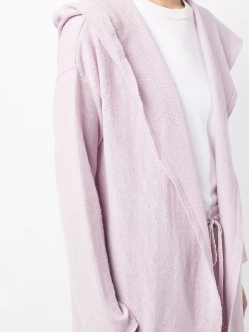 Napoli Lightweight Cashmere Cardigan - Silver Iris