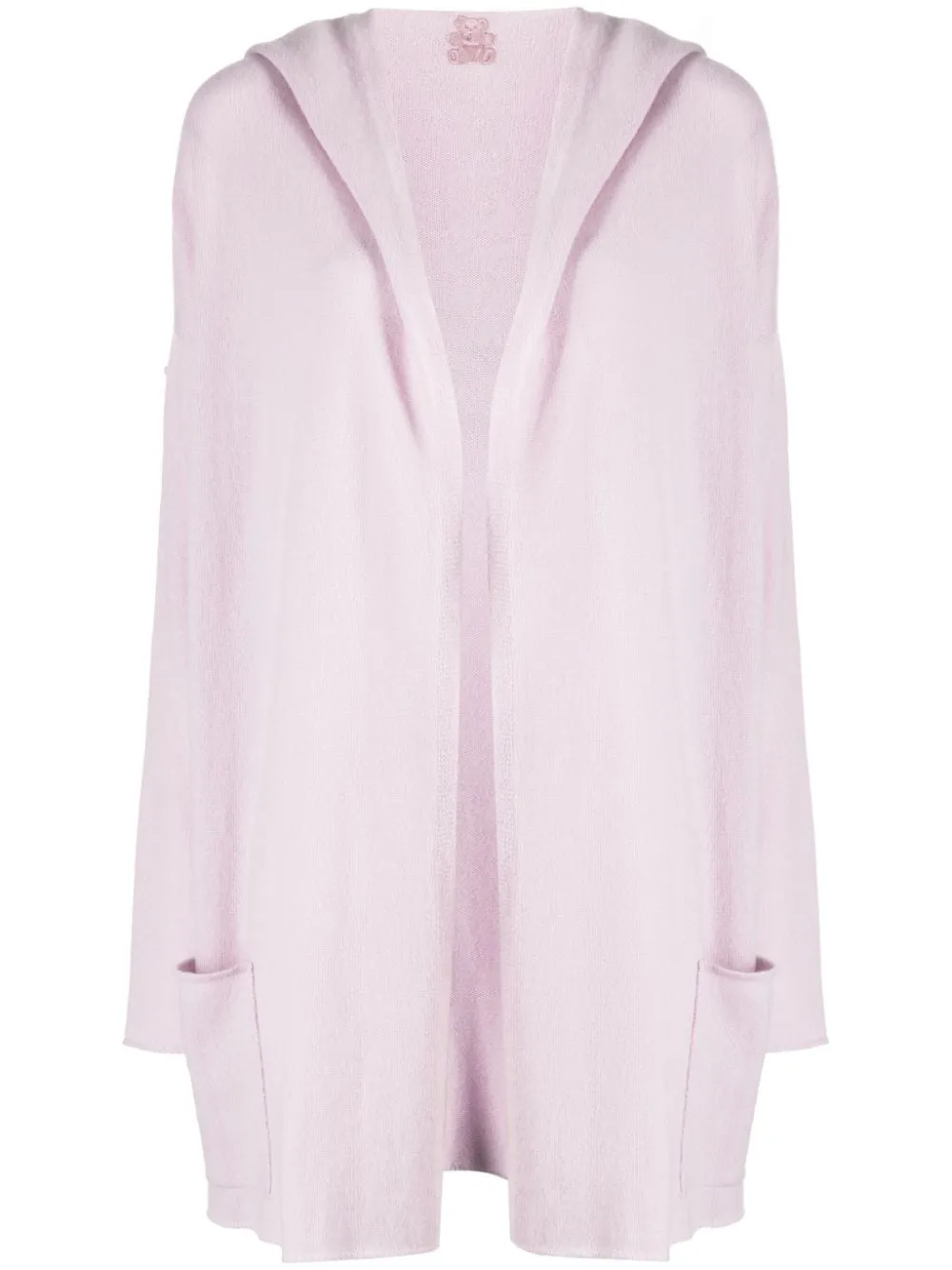 Napoli Lightweight Cashmere Cardigan - Silver Iris