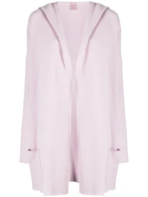 Napoli Lightweight Cashmere Cardigan - Silver Iris