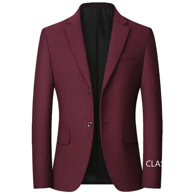 New Autumn Men Formal Wear Suits Blazers Coats Cashmere Business Casual Blazers Jackets Male Slim Fit Blazers Men's Clothing 4XL