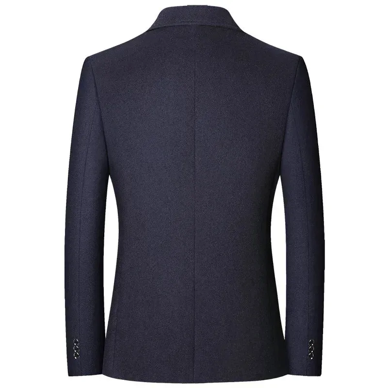 New Autumn Men Formal Wear Suits Blazers Coats Cashmere Business Casual Blazers Jackets Male Slim Fit Blazers Men's Clothing 4XL