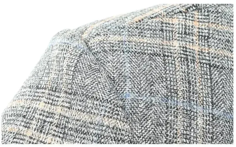 New Spring Autumn Men Plaid Business Blazers Jackets Casual Suits Coats High Quality Male Slim Blazers Coats Men's Clothing 4XL