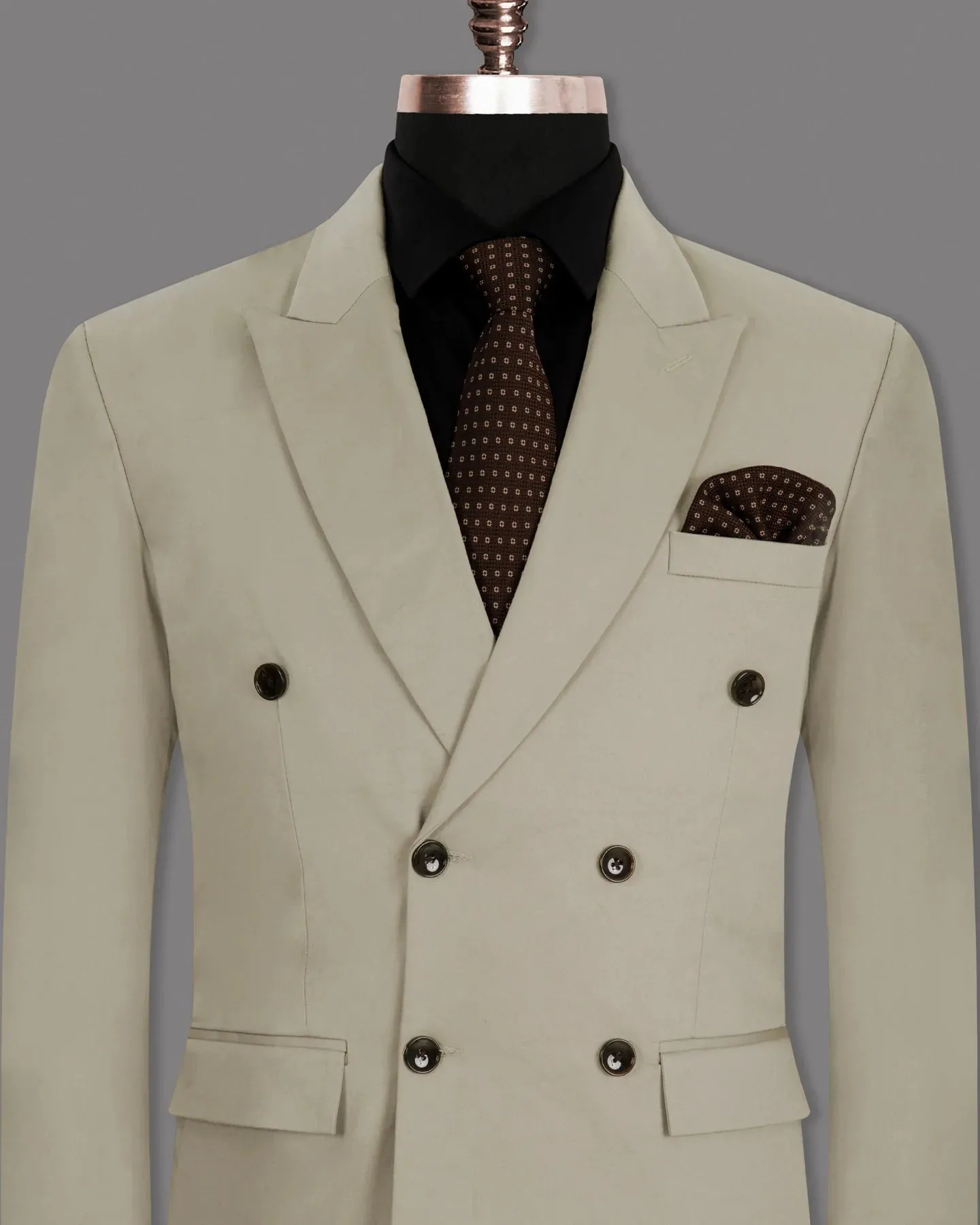 Off White Men's Two Button Dress Party Solid Suit Jacket Notched Lapel Slim Fit Stylish Blazer