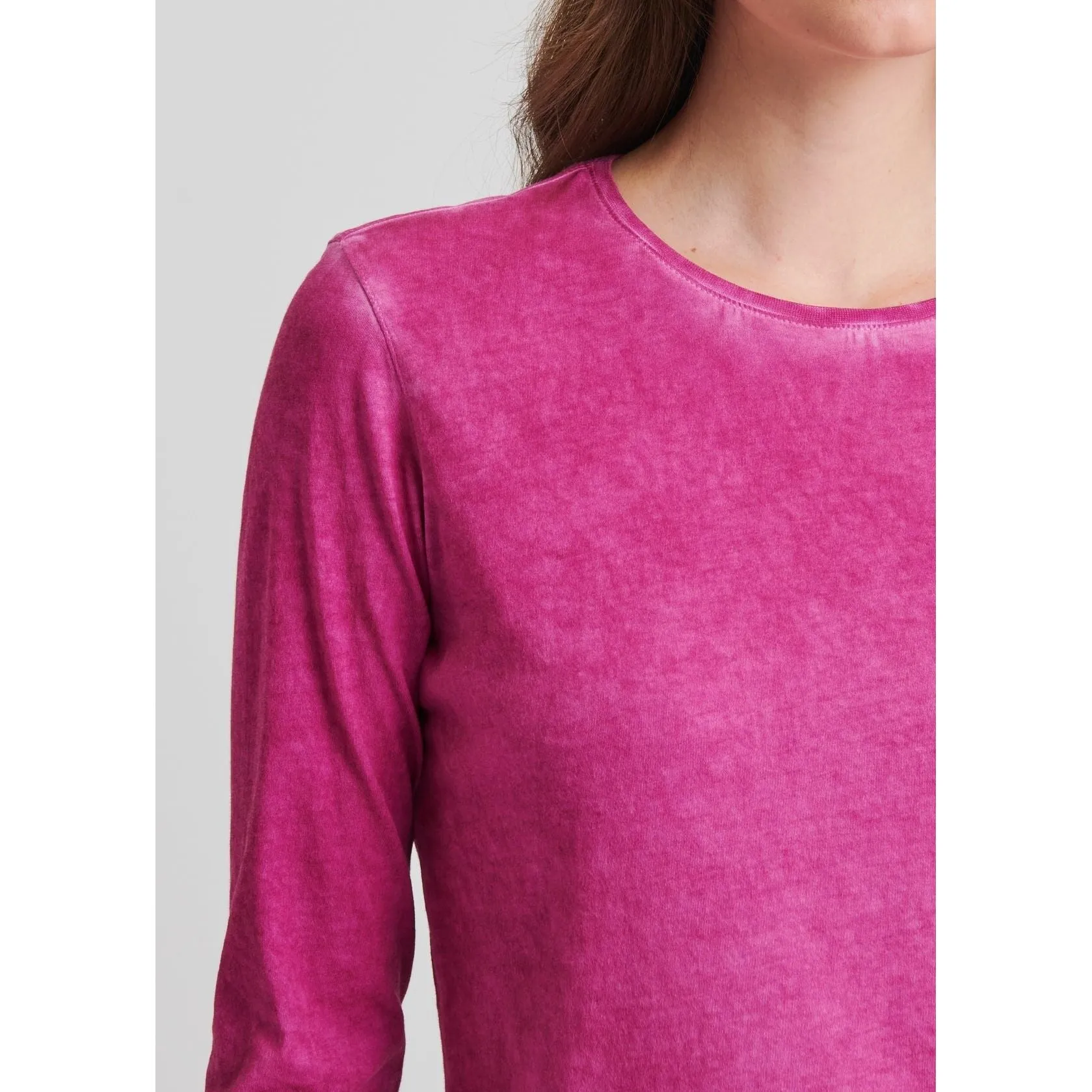 Patrick Assaraf Lightweight Sublime Long Sleeve T-Shirt