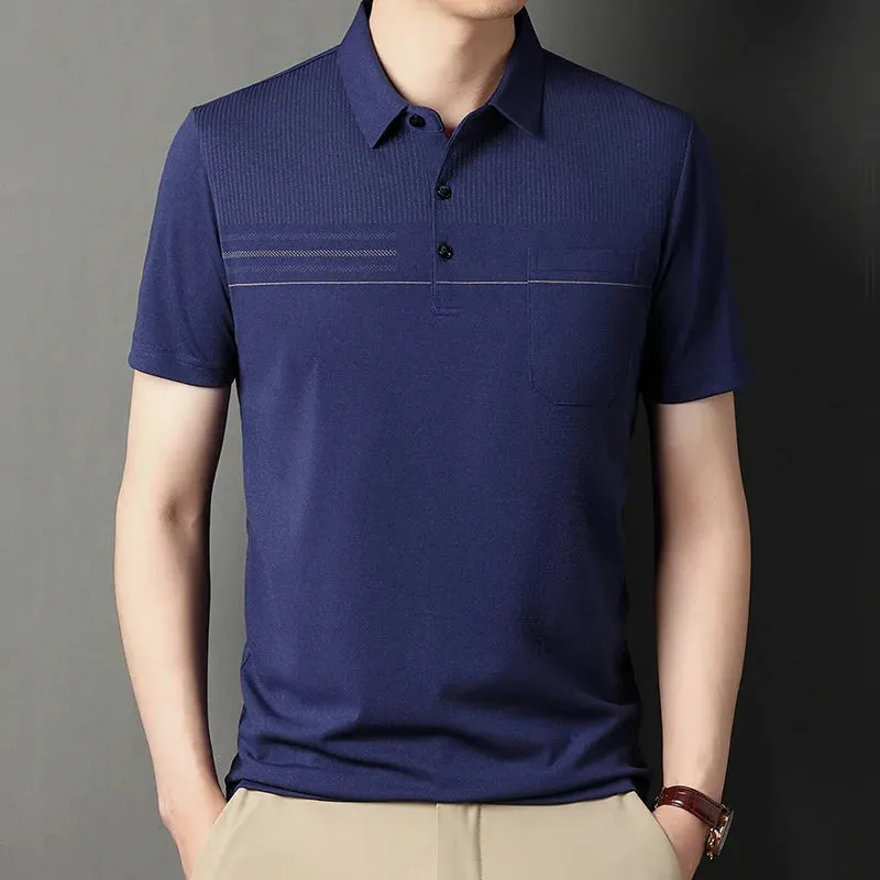 Polo Shirts for Men Casual Short Sleeve Slim Fit