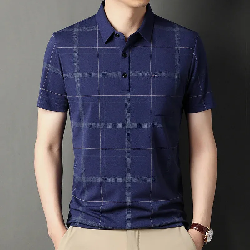Polo Shirts for Men Casual Short Sleeve Slim Fit