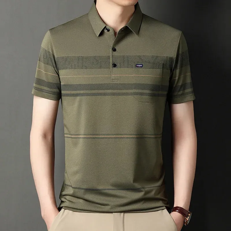 Polo Shirts for Men Casual Short Sleeve Slim Fit
