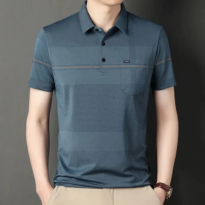 Polo Shirts for Men Casual Short Sleeve Slim Fit