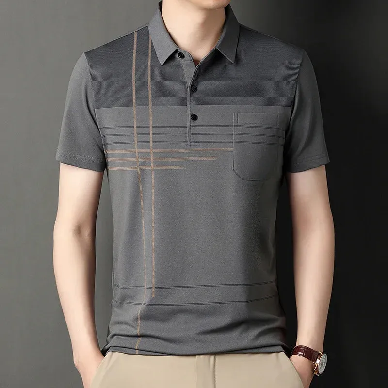 Polo Shirts for Men Casual Short Sleeve Slim Fit