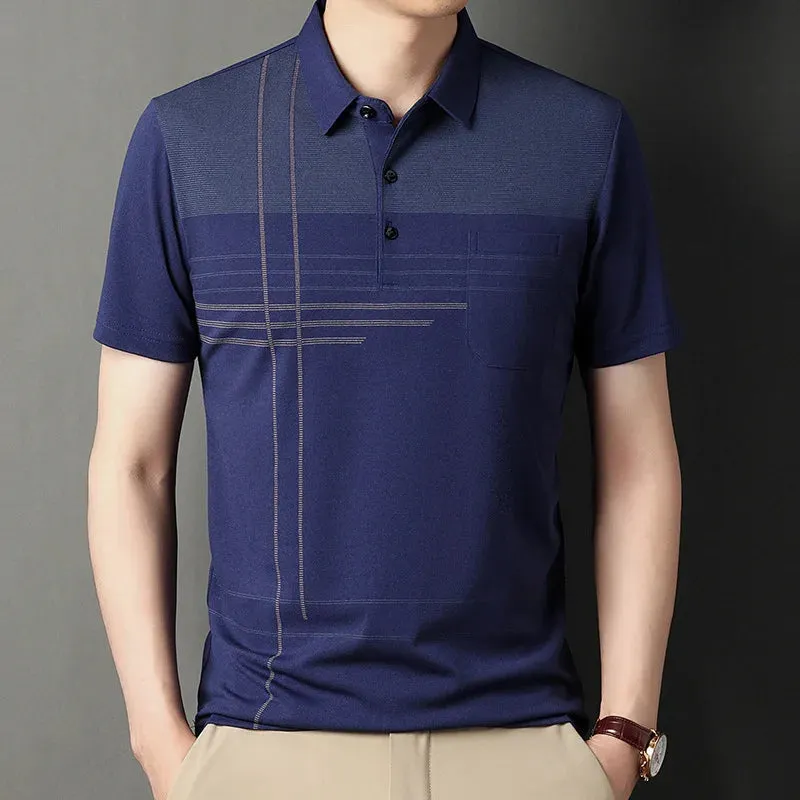 Polo Shirts for Men Casual Short Sleeve Slim Fit