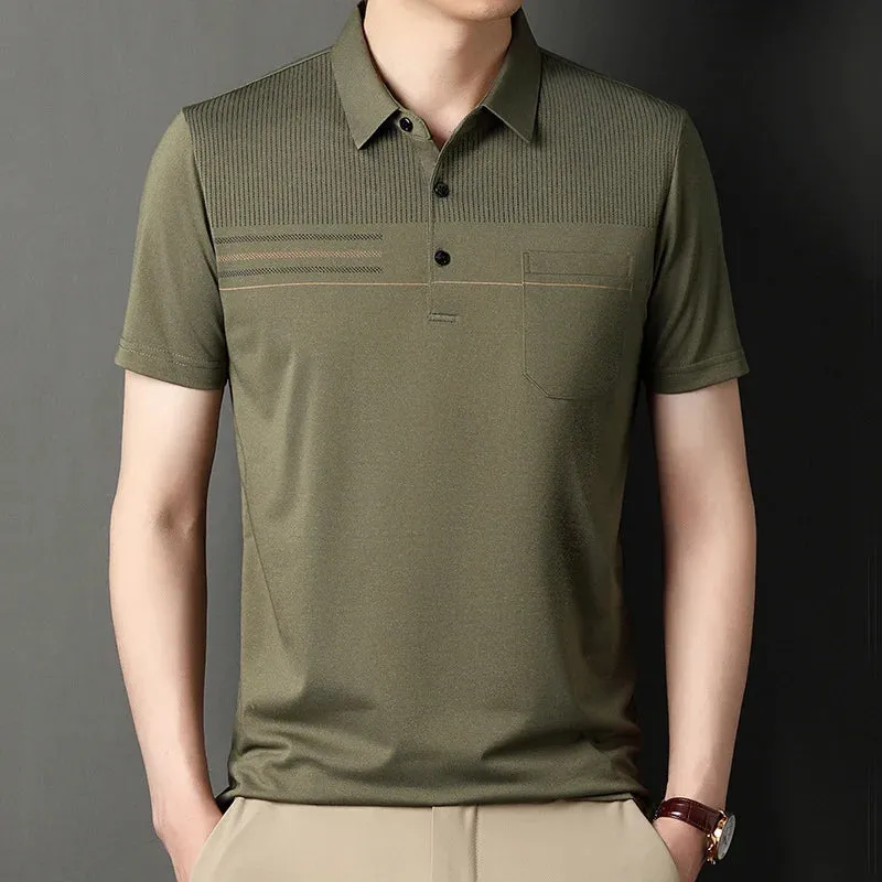 Polo Shirts for Men Casual Short Sleeve Slim Fit