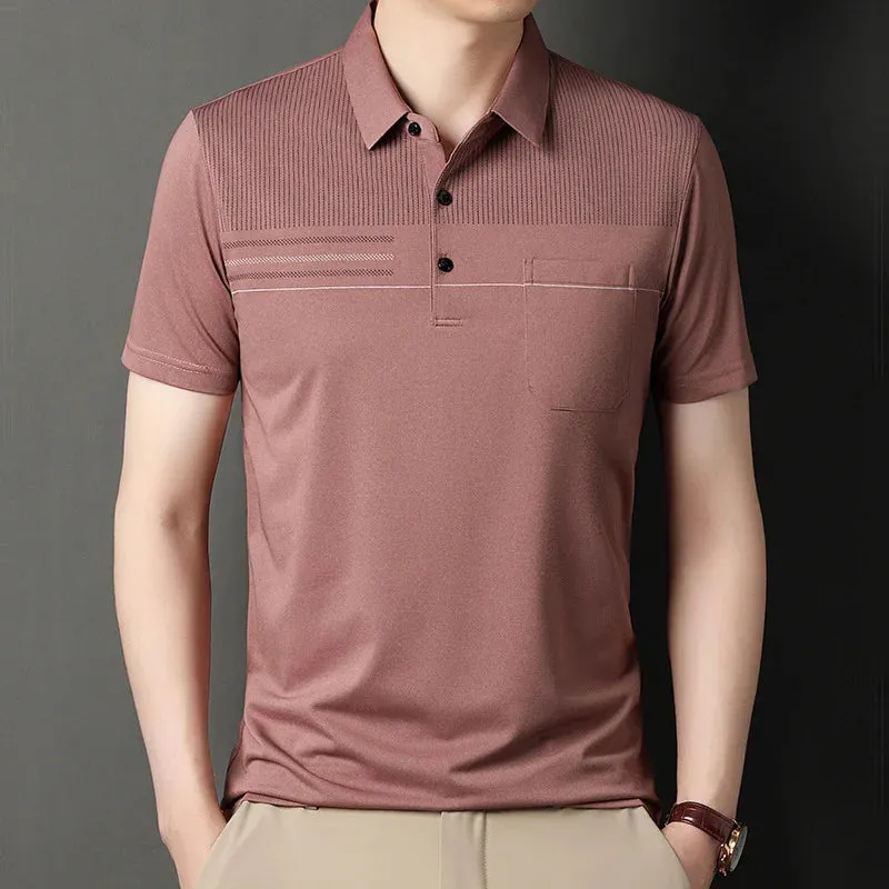 Polo Shirts for Men Casual Short Sleeve Slim Fit